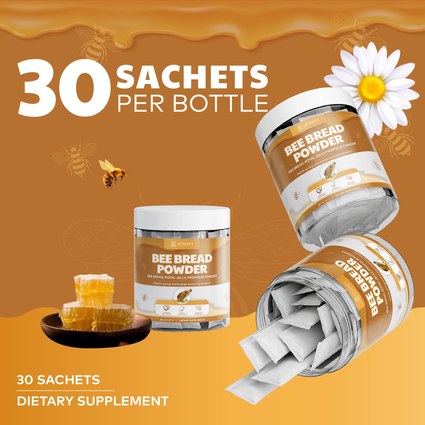 Bee Bread Powder Immunity & Recovery Superfood