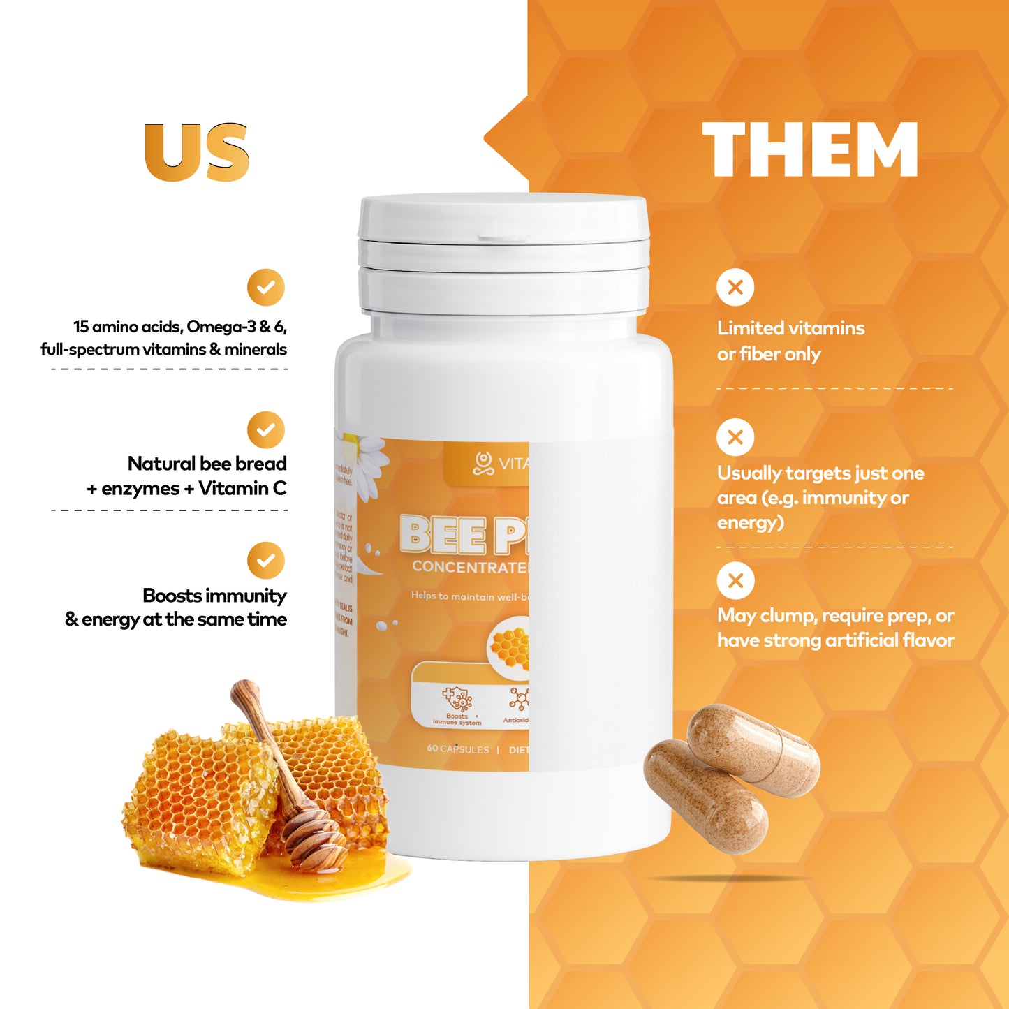 Bee Pearl Energy & Stress Support
