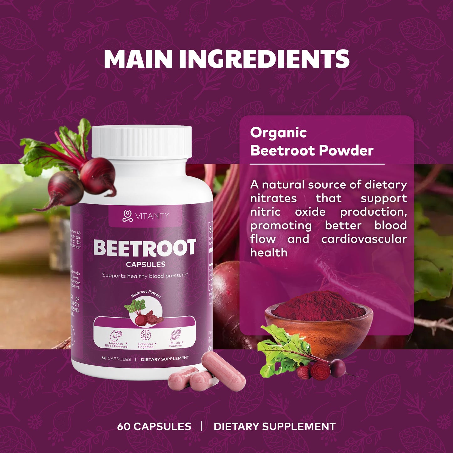 Beetroot Energy Boost Capsules
