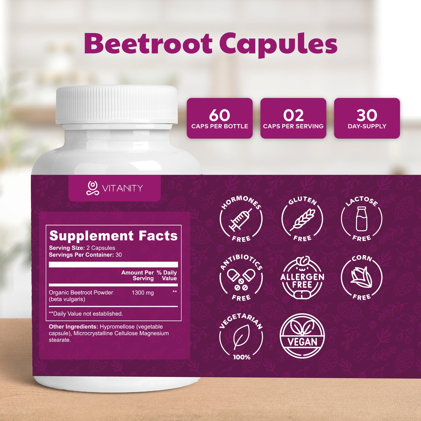 Beetroot Energy Boost Capsules