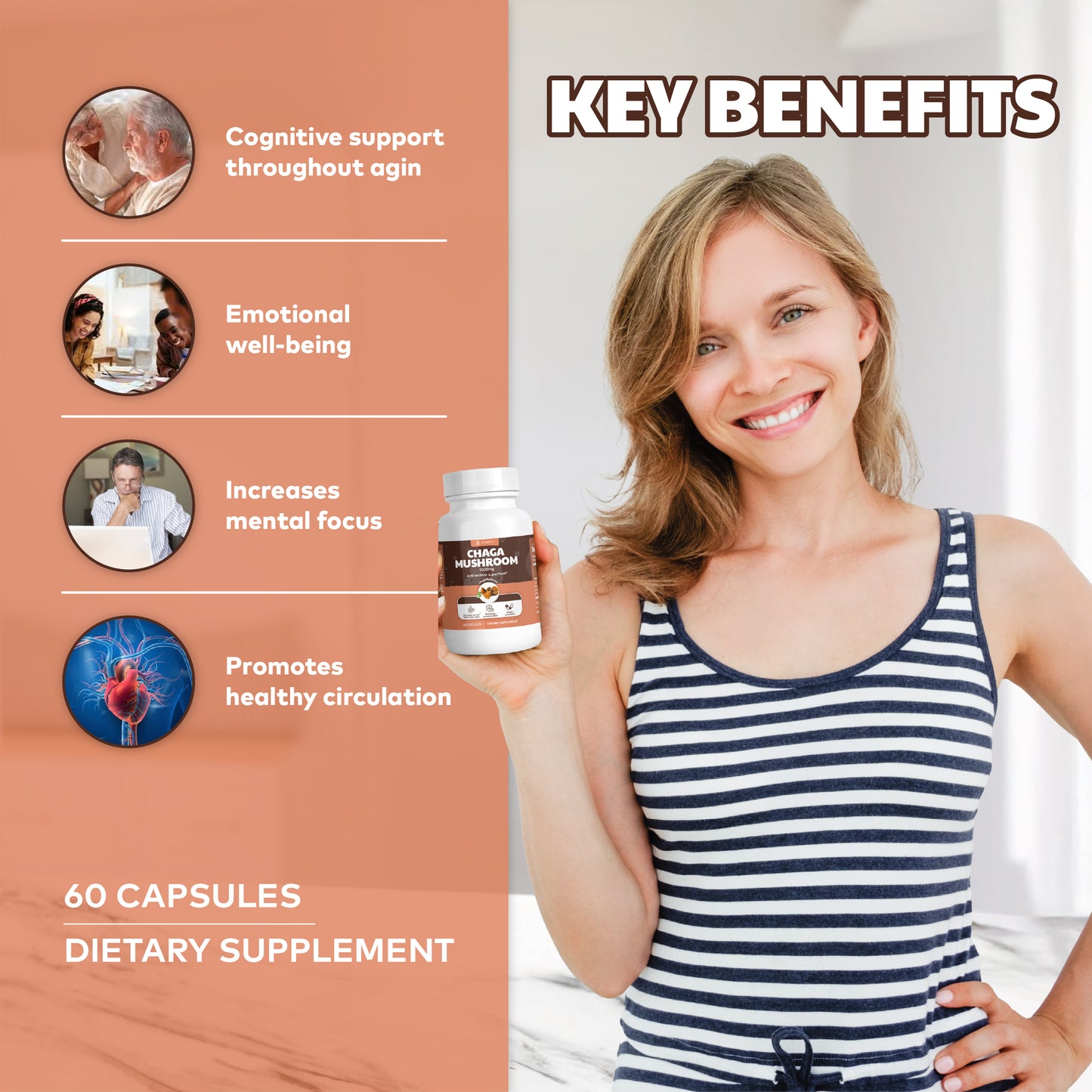 Chaga Mushroom – Immune & Gut Health Support
