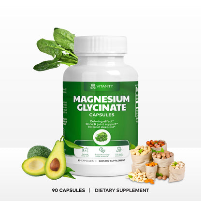 Magnesium Glycinate For Sleep & Stress Relief