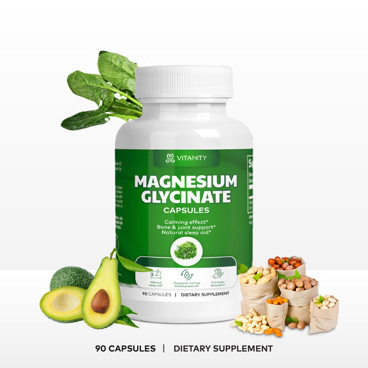 Magnesium Glycinate For Sleep & Stress Relief
