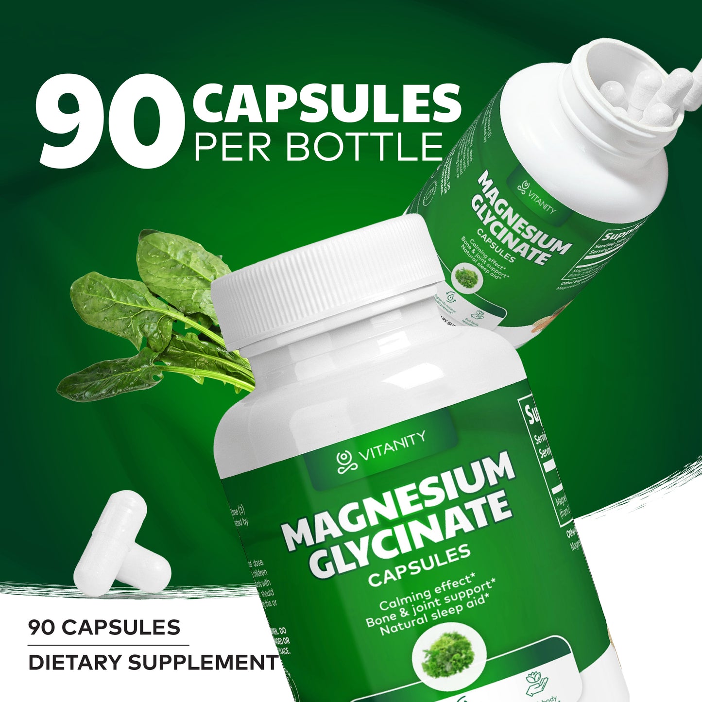 Magnesium Glycinate For Sleep & Stress Relief