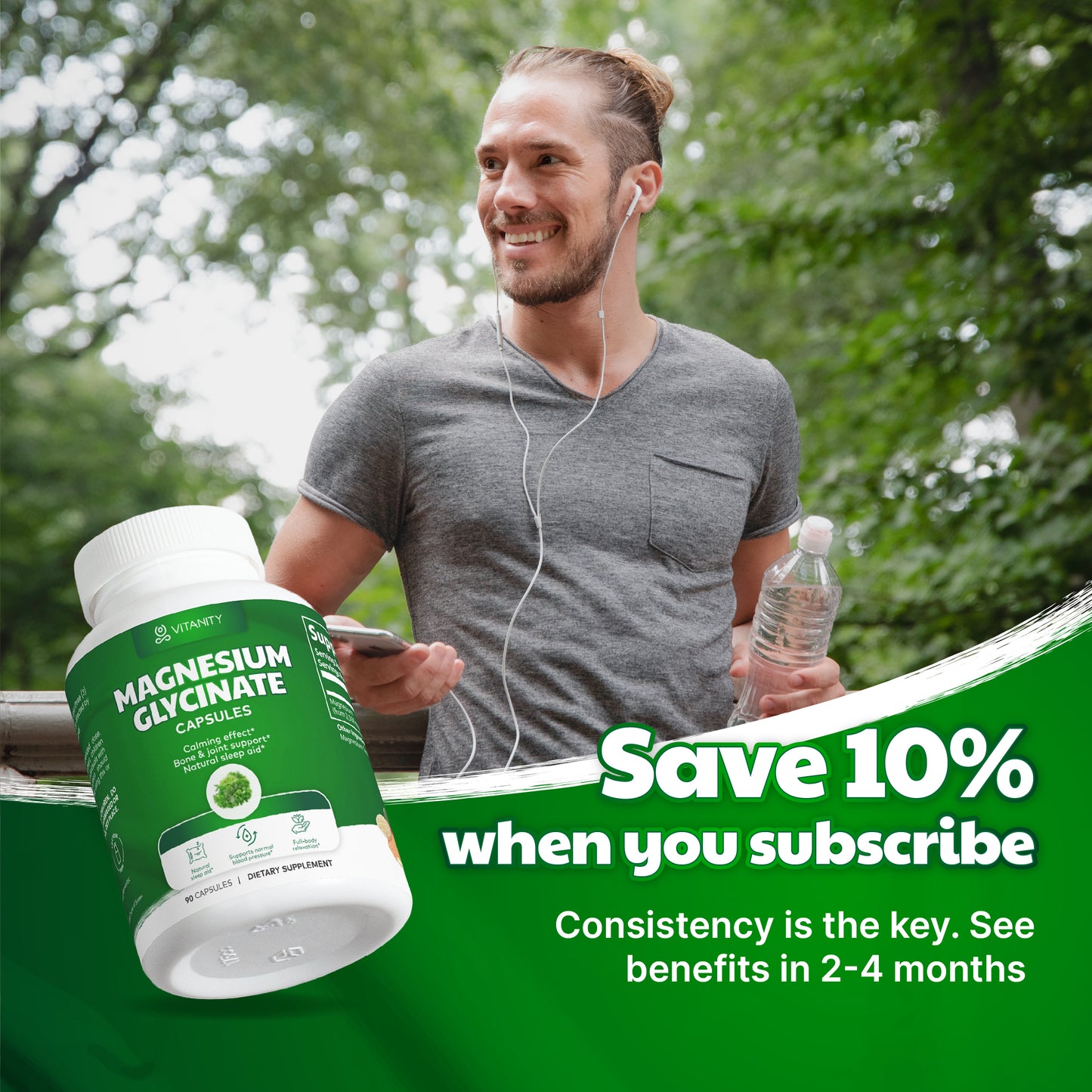 Magnesium Glycinate For Sleep & Stress Relief
