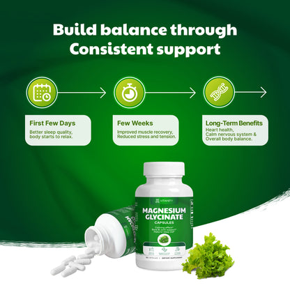 Magnesium Glycinate For Sleep & Stress Relief