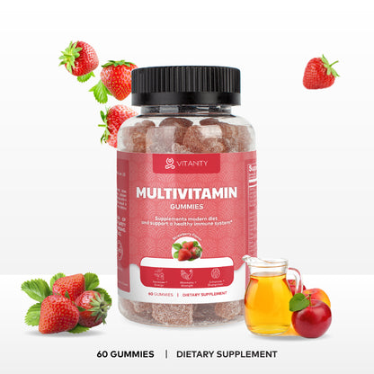 Multivitamin Bear Gummies - Memory & Heart Health Formula