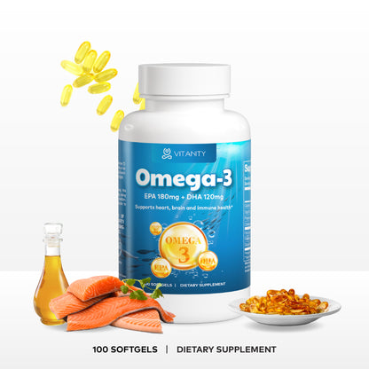Omega-3 Fish Oil - Pure EPA & DHA for Heart & Mind