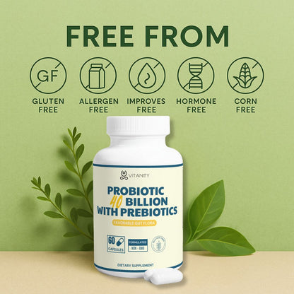 Probiotic 40 Billion with Prebiotics