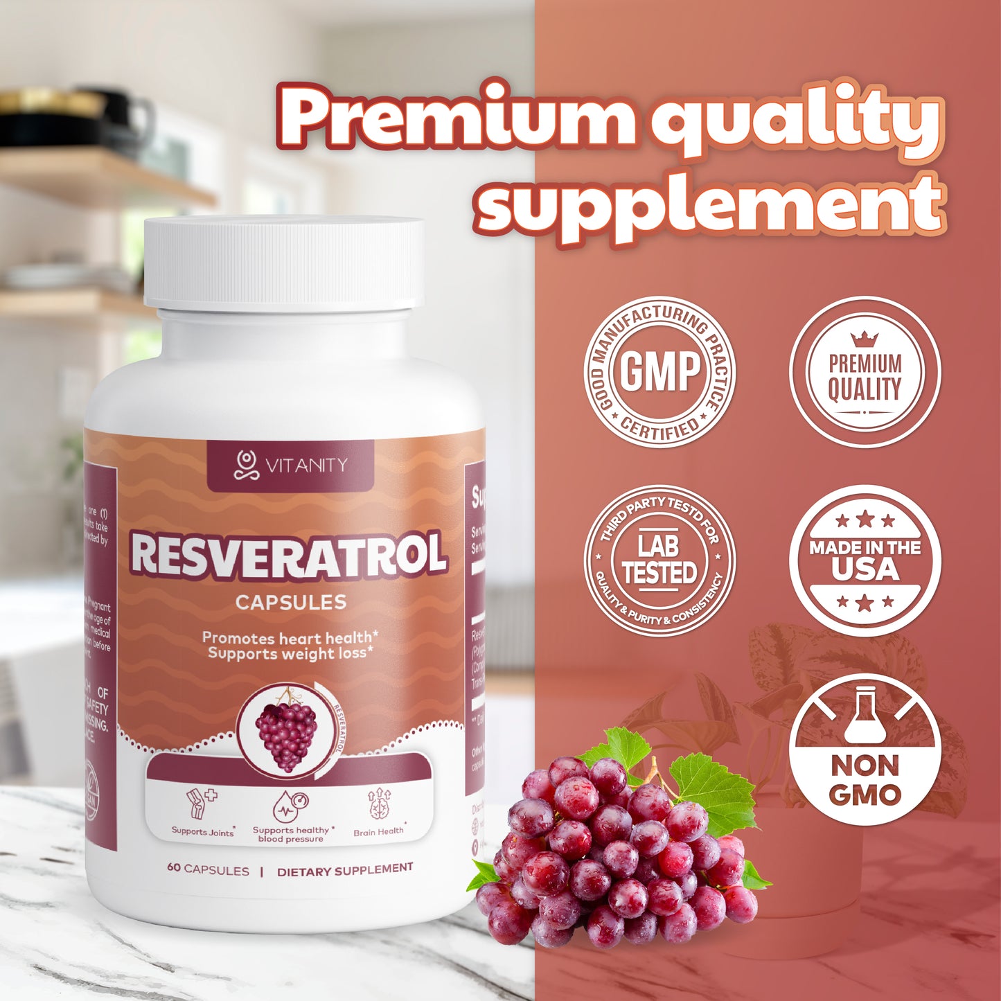Resveratrol Healthy Aging & Circulation Formula