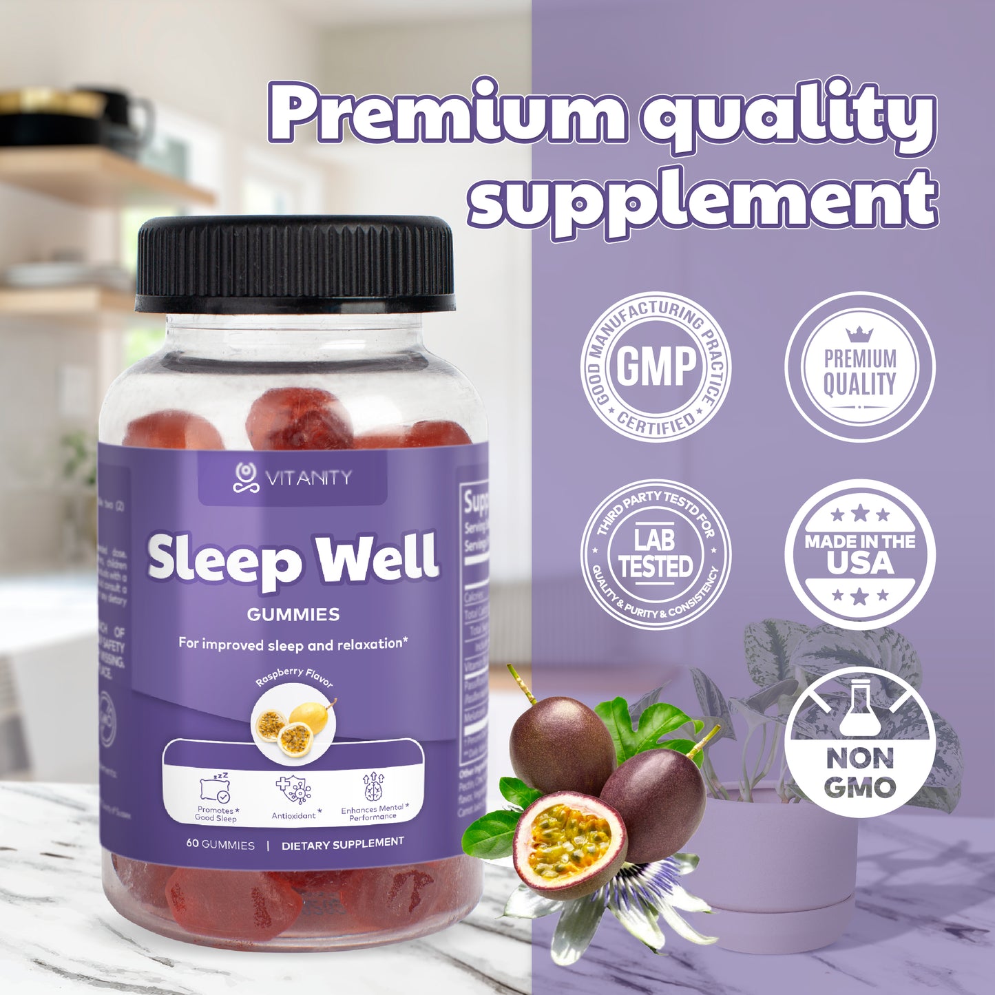 Sleep Well Gummies - Relaxation & Deep Sleep Support